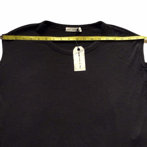 NEW rag & bone XS Black Slash Long Sleeve Sweater NWT - Picture 10 of 16